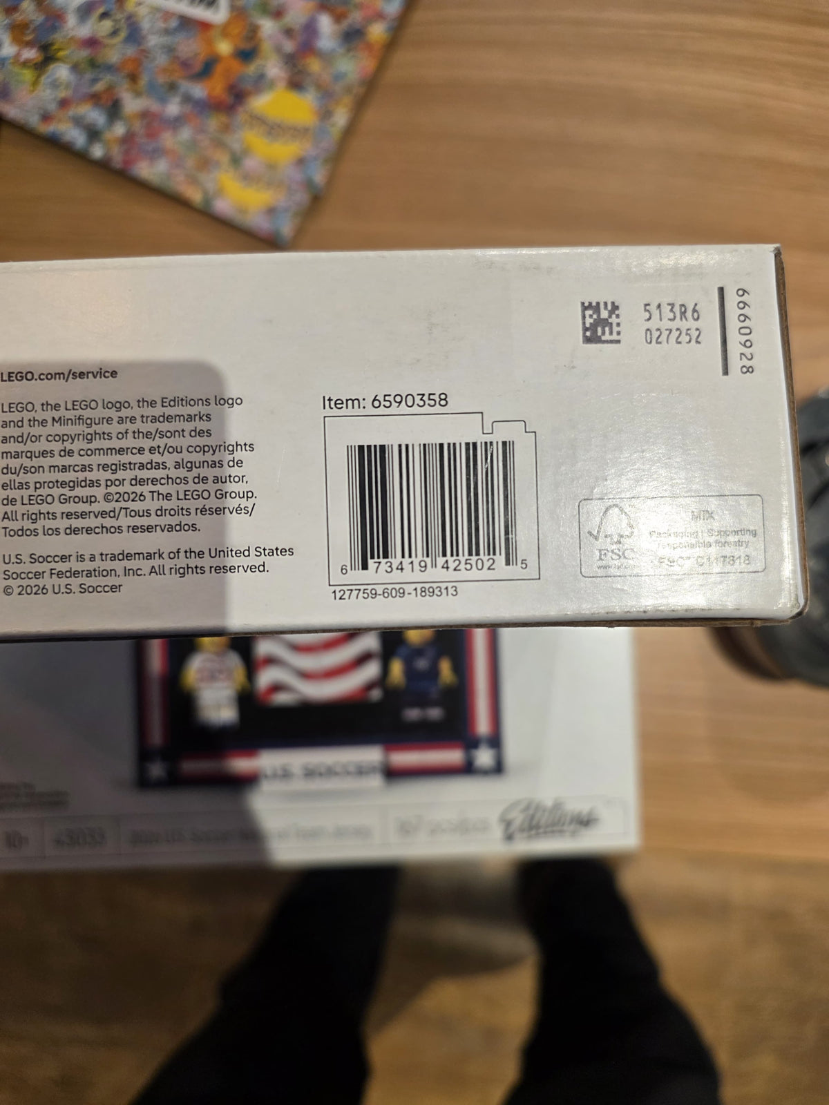 LEGO Editions 43033 2026 U.S. Soccer National Team Jersey
