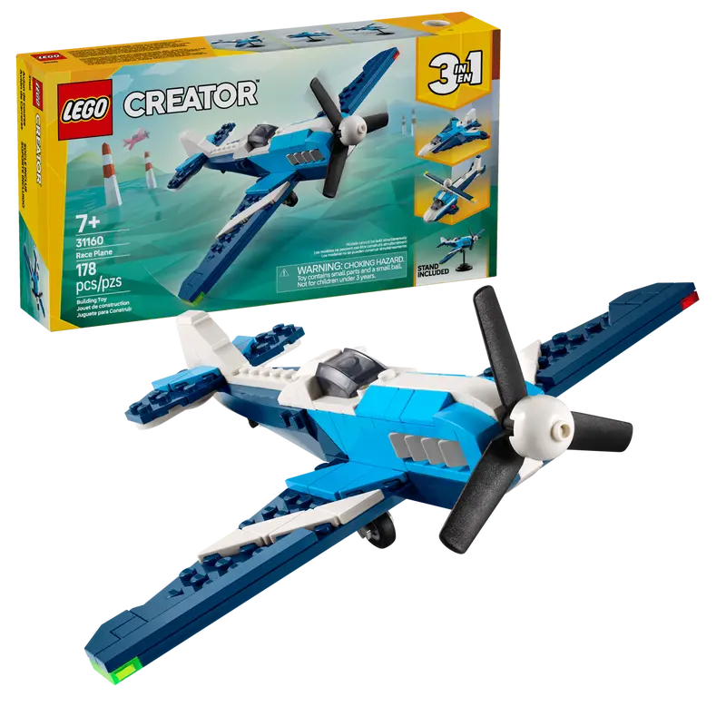 Lego race plane 31160