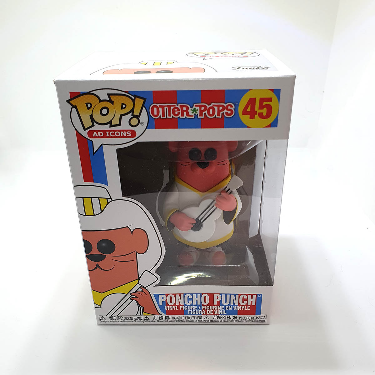 Pop Figure Ad Icons Poncho Punch Otter Pops