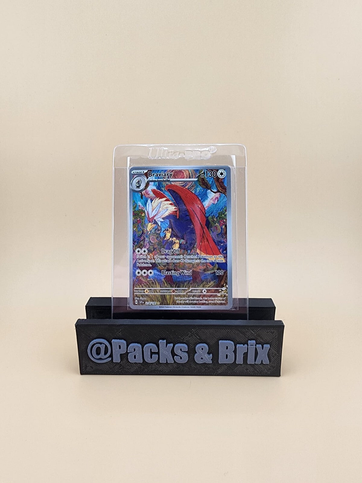 Braviary 214/191 Sv08: Surging Sparks Holo Near Mint (NM)