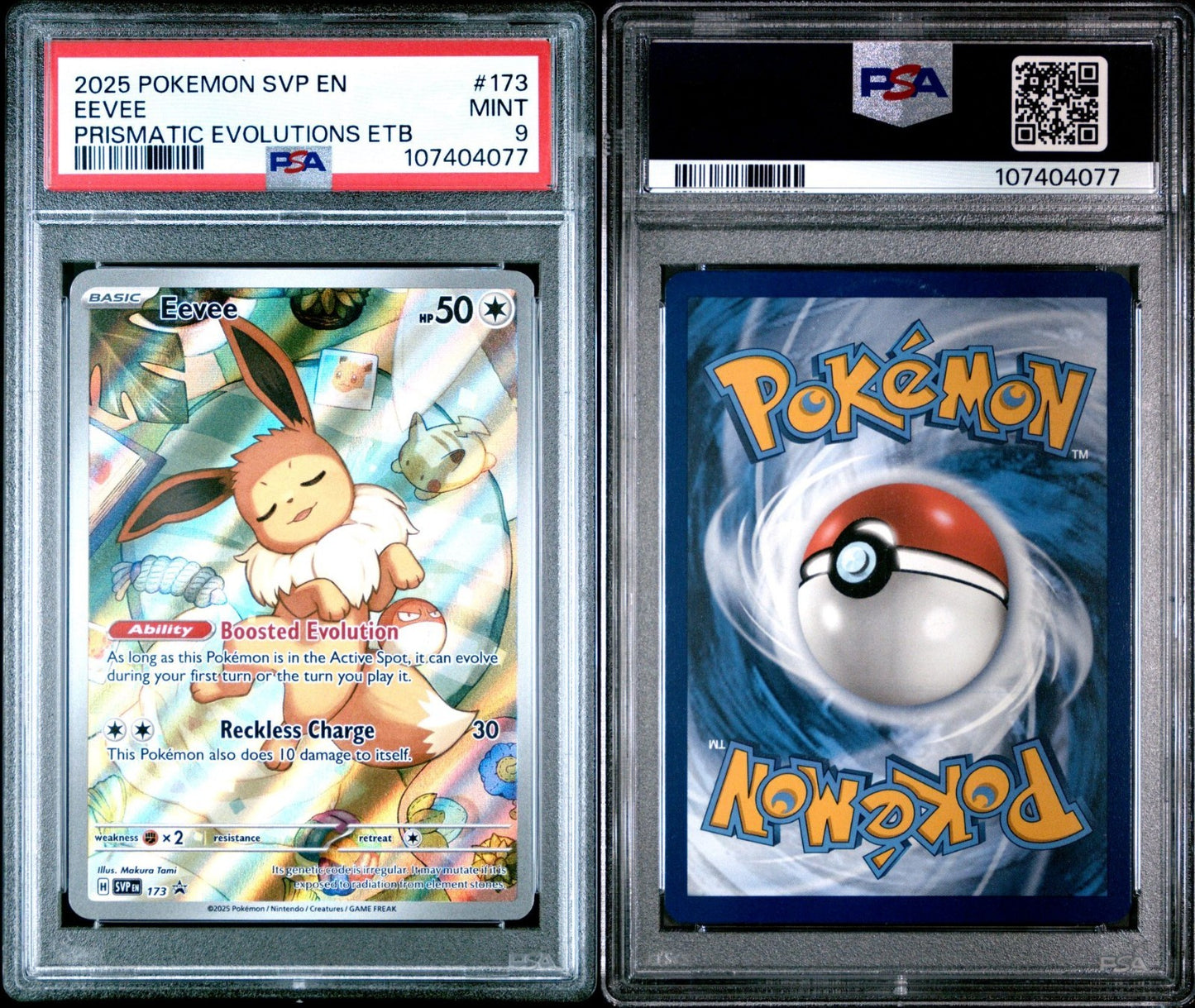 Eevee 173 PSA 9 MINT Sv: Scarlet & Violet Promo Cards Holo