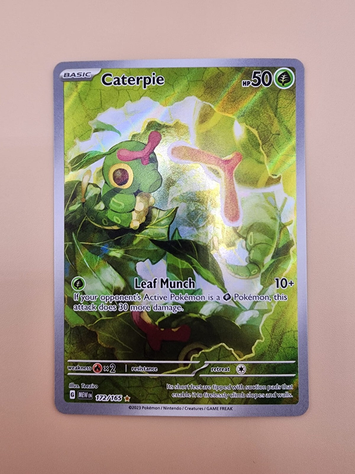 Caterpie 172/165 Sv: Scarlet & Violet 151 Holo Near Mint (NM)