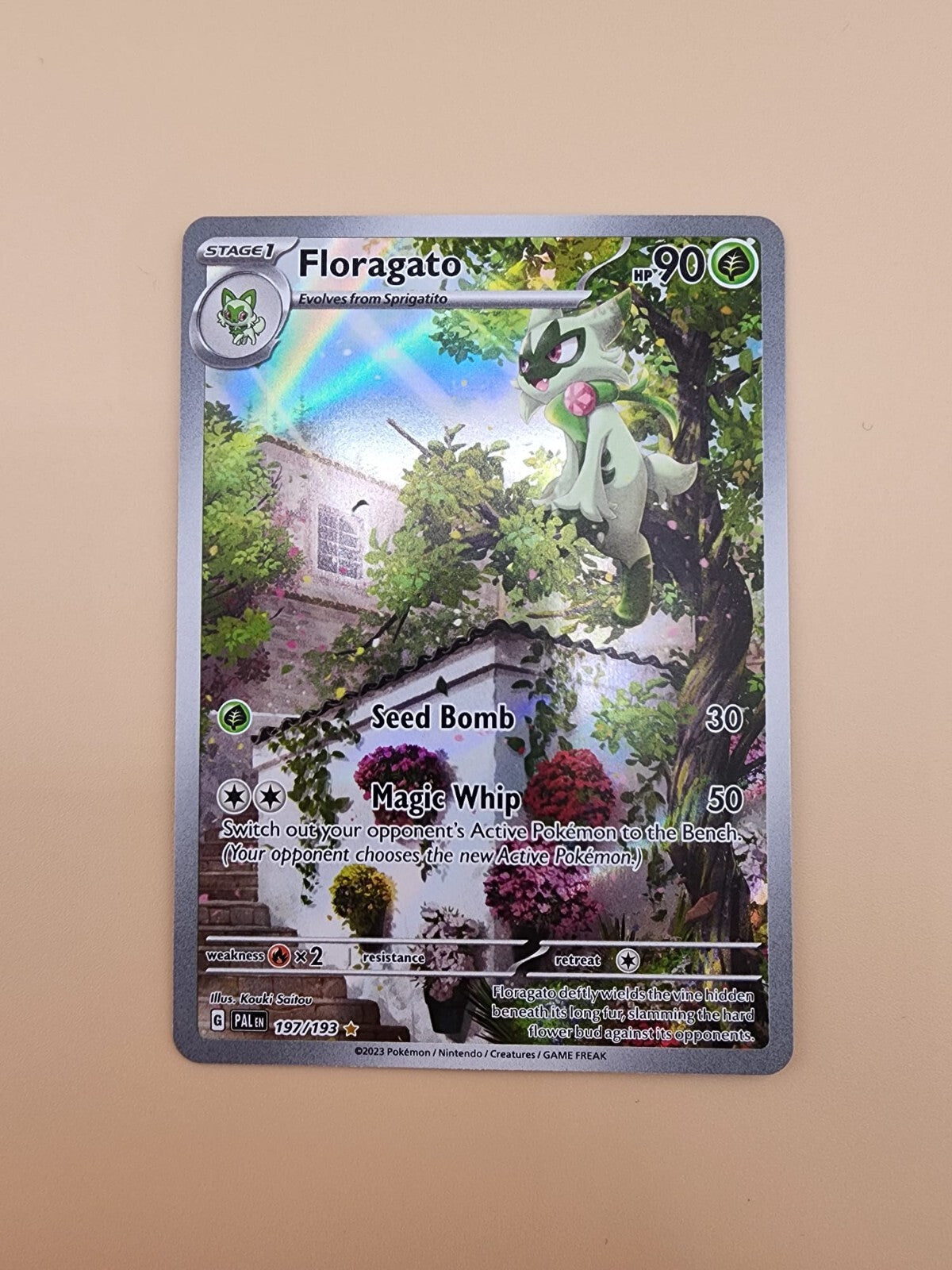Foragato 197/193 Paldea Evolved Holo Near Mint (NM)