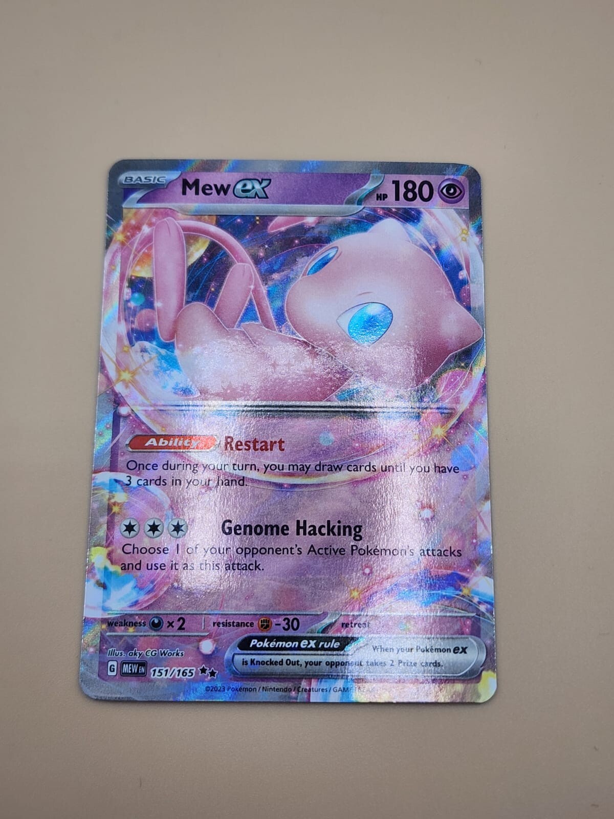 Mew ex 151/165 Sv: Scarlet & Violet 151 Holo NM