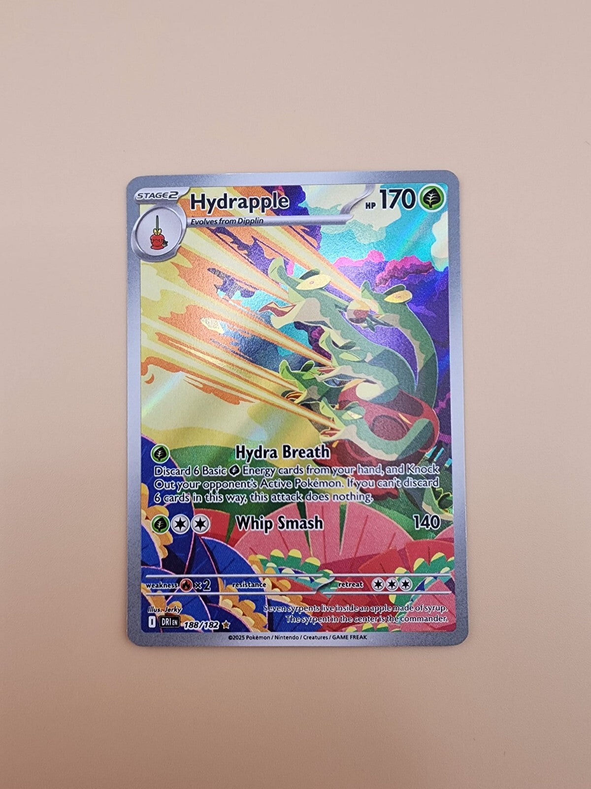 Hydrapple 188/182 Sv10: Destined Rivals Holo Near Mint (NM)