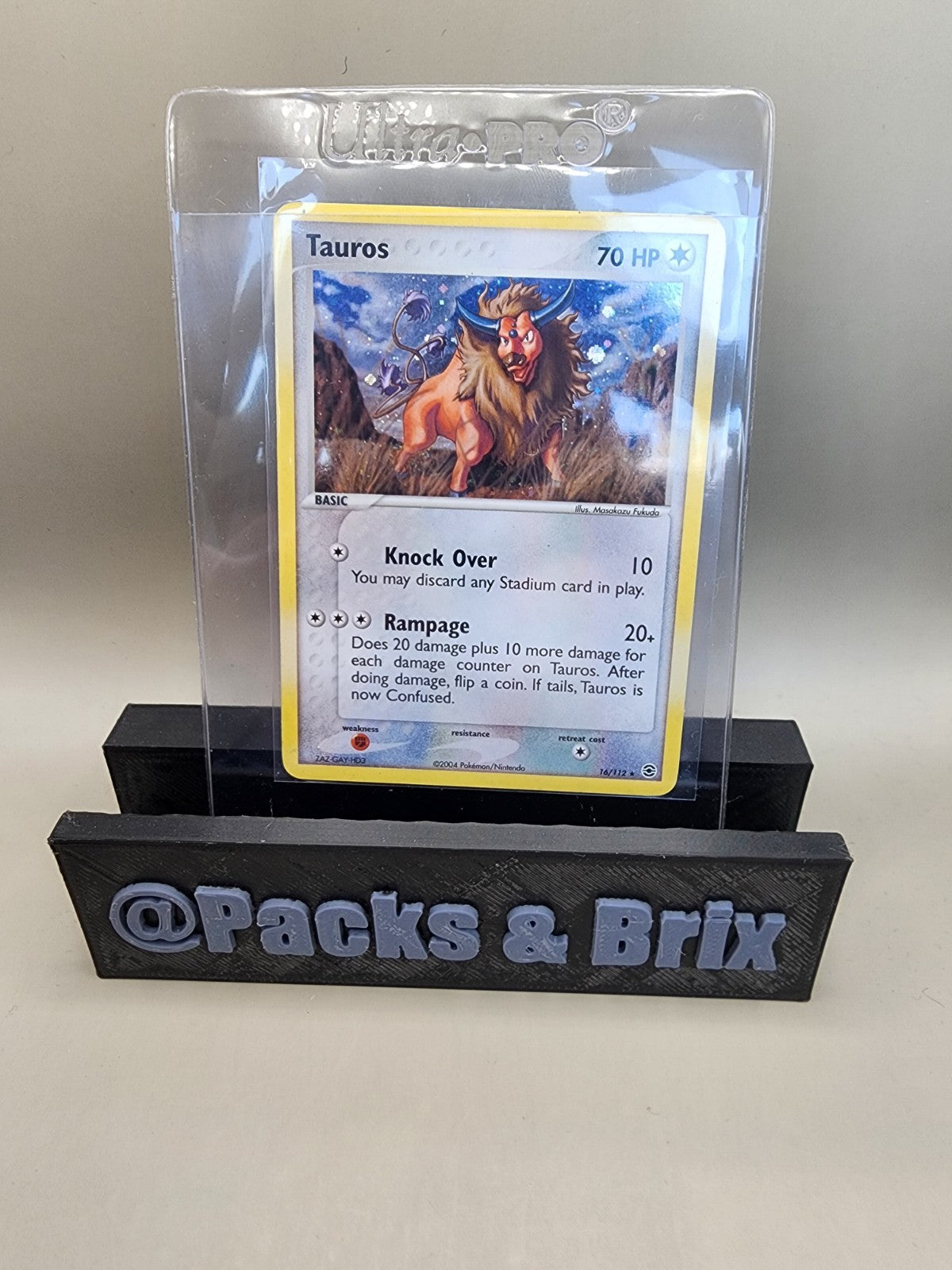 Tauros 16/112 Firered & Leafgreen Holo MP