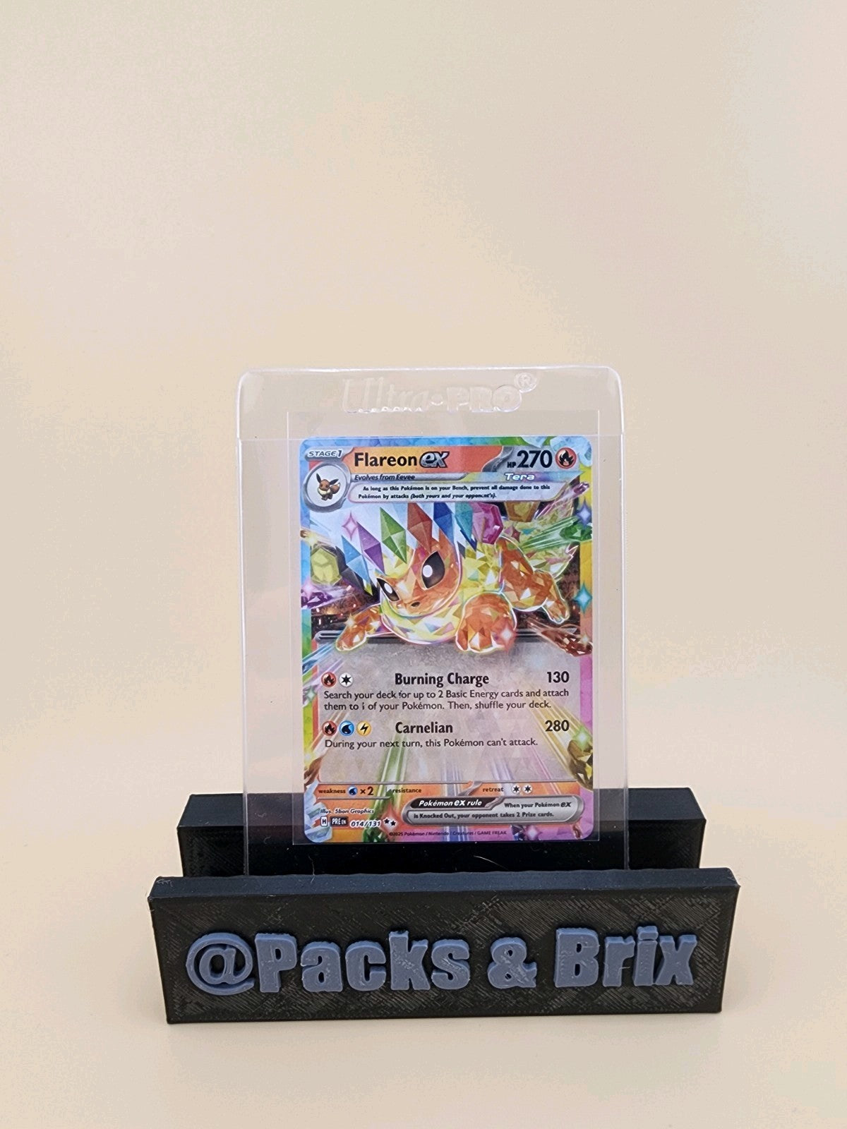 Flareon ex 014/131 Prismatic Evolutions Holo