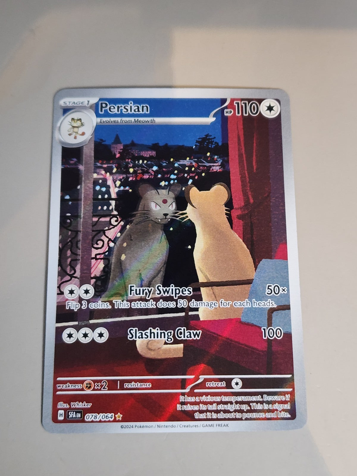 Persian 078/064 Sv: Shrouded Fable Holo
