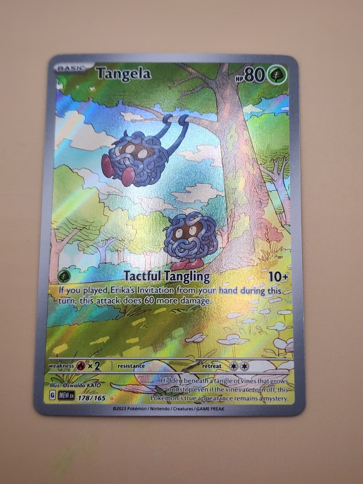 Tangela 178/165 Sv: Scarlet & Violet 151 Holo NM