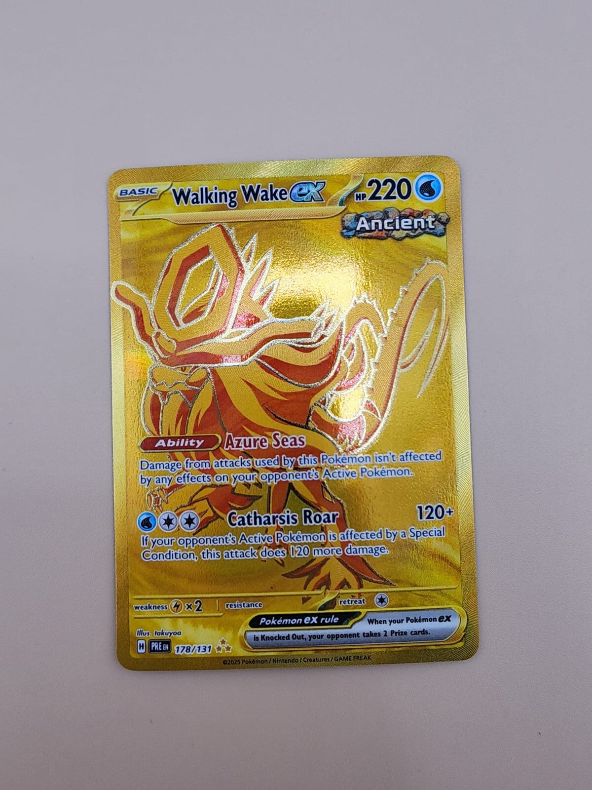 Walking Wake ex 178/131 Prismatic Evolutions Holo Near Mint (NM)