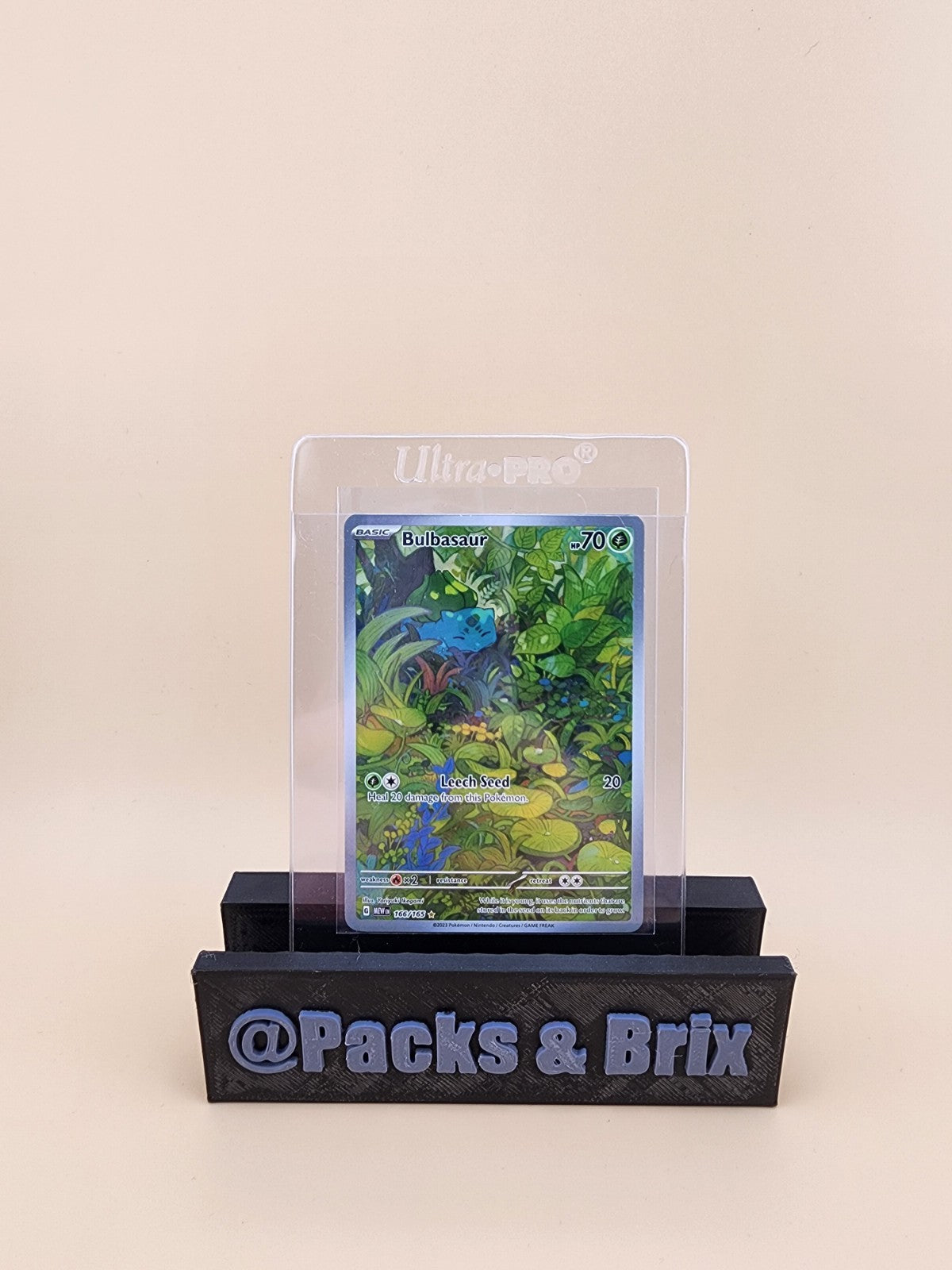 3- Bulbasaur 166/165 Sv: Scarlet & Violet 151 Holo NM