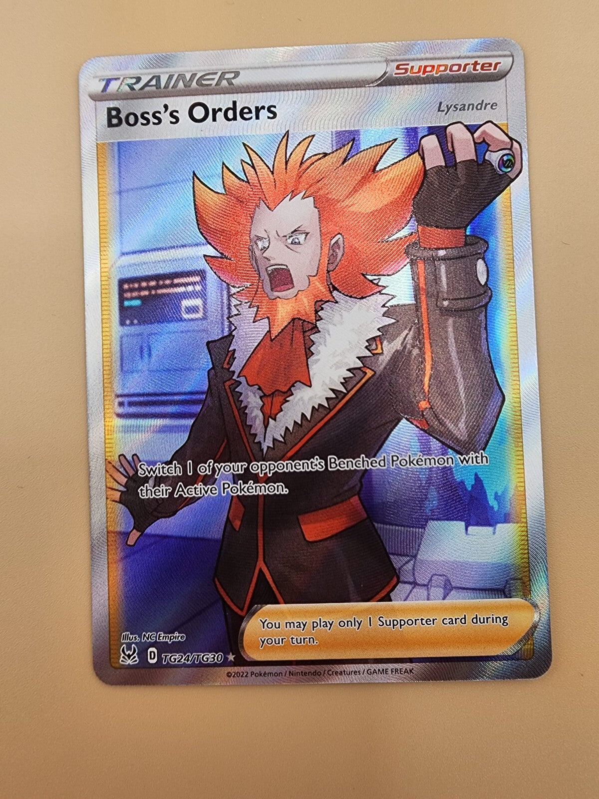 Boss's Orders TG24/TG30 Swsh11: Lost Origin Trainer Gallery Holo