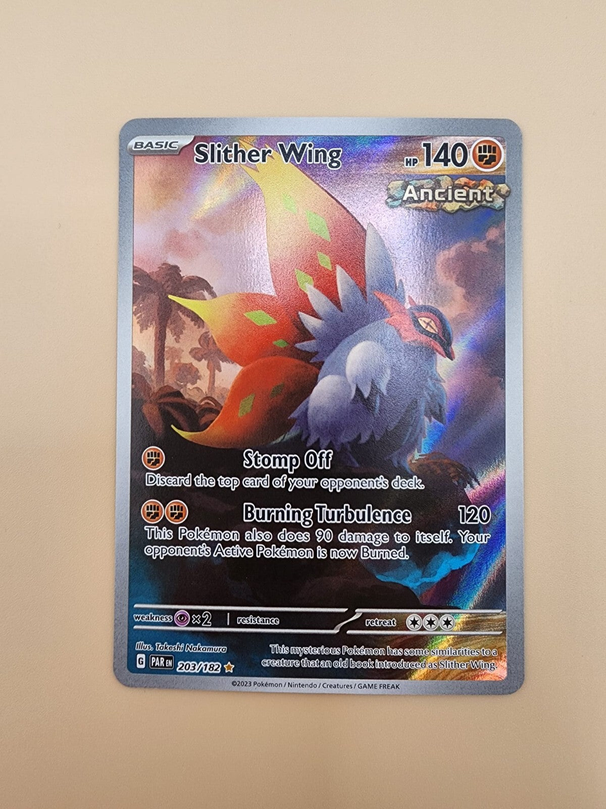 Slither Wing 203/182 Sv04: Paradox Rift Holo NM