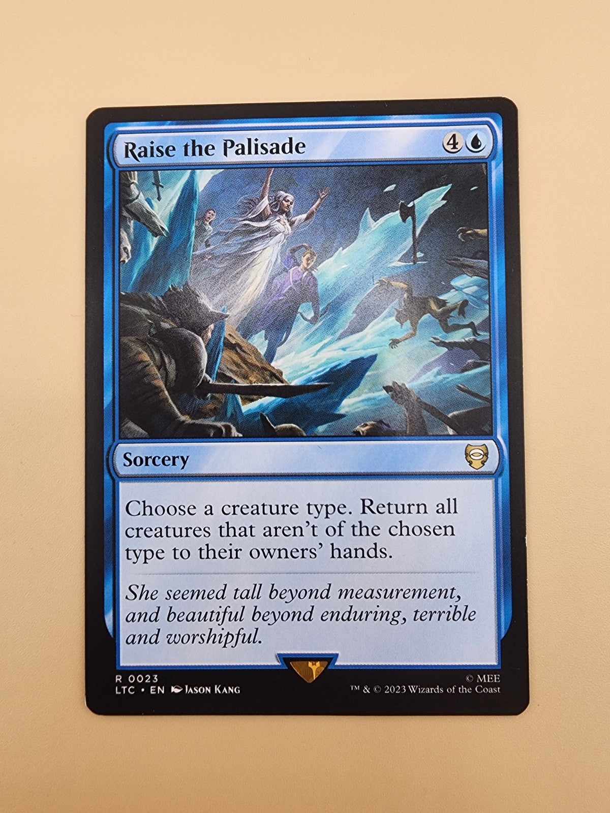 Raise the Palisade #23 (NM) Lord of the Rings LTC Magic MTG