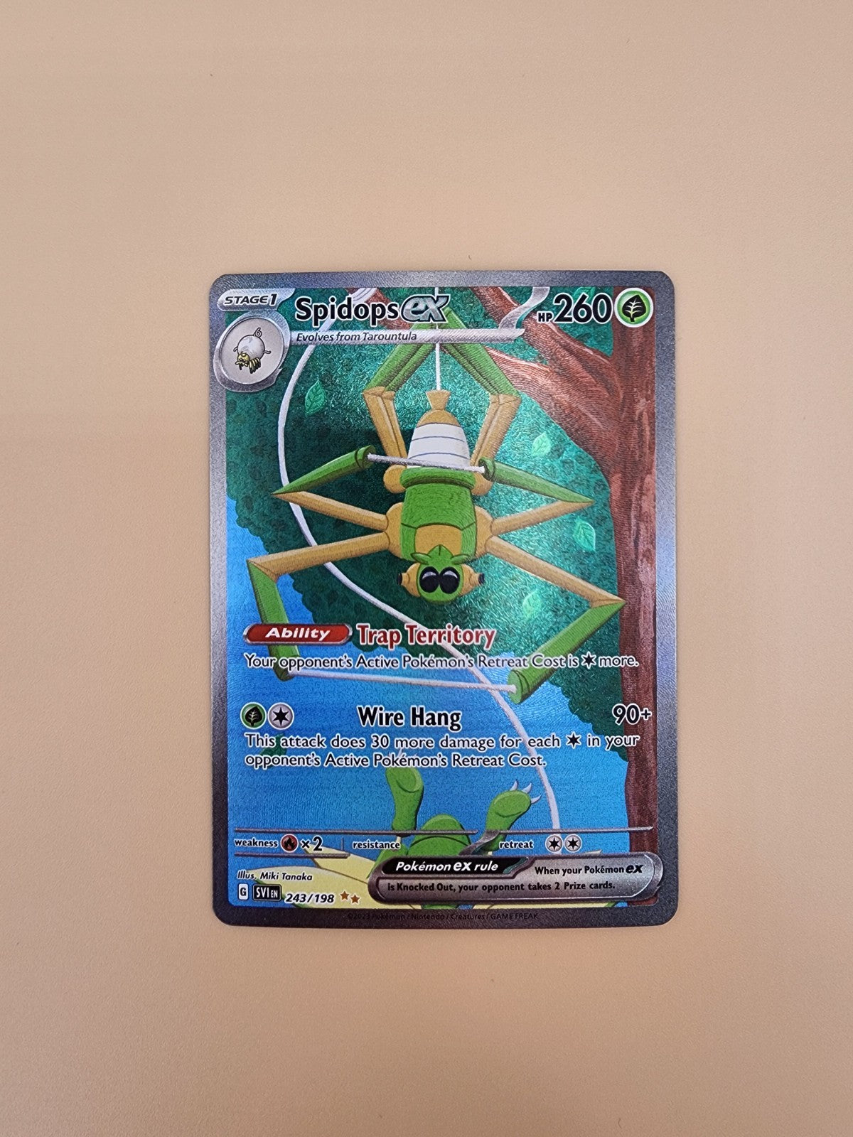 Spidops ex 243/198 Sv01: Scarlet & Violet Base Set Holo NM