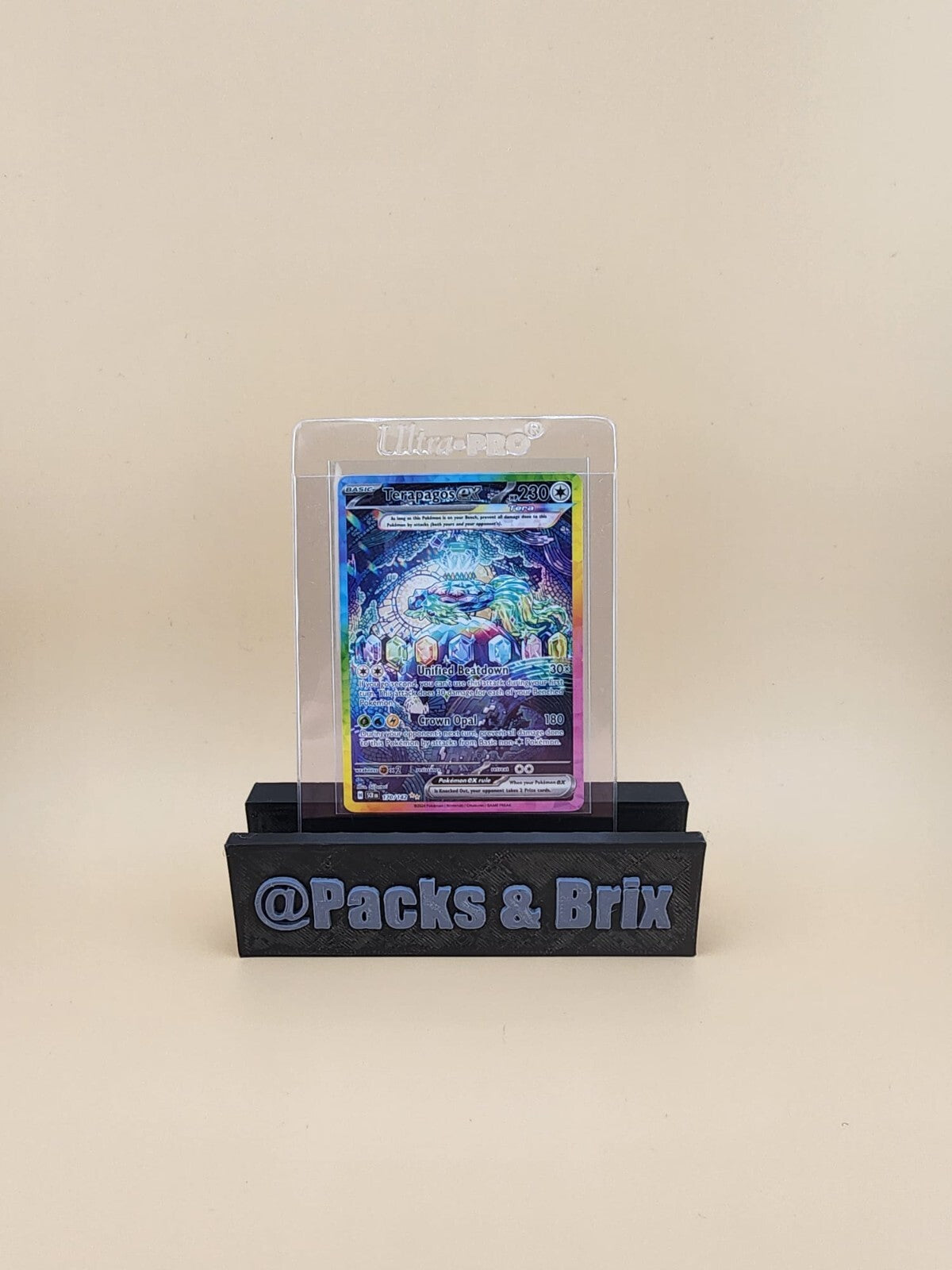 Terapagos ex 170/142 Sv07: Stellar Crown Holo Near Mint (NM)