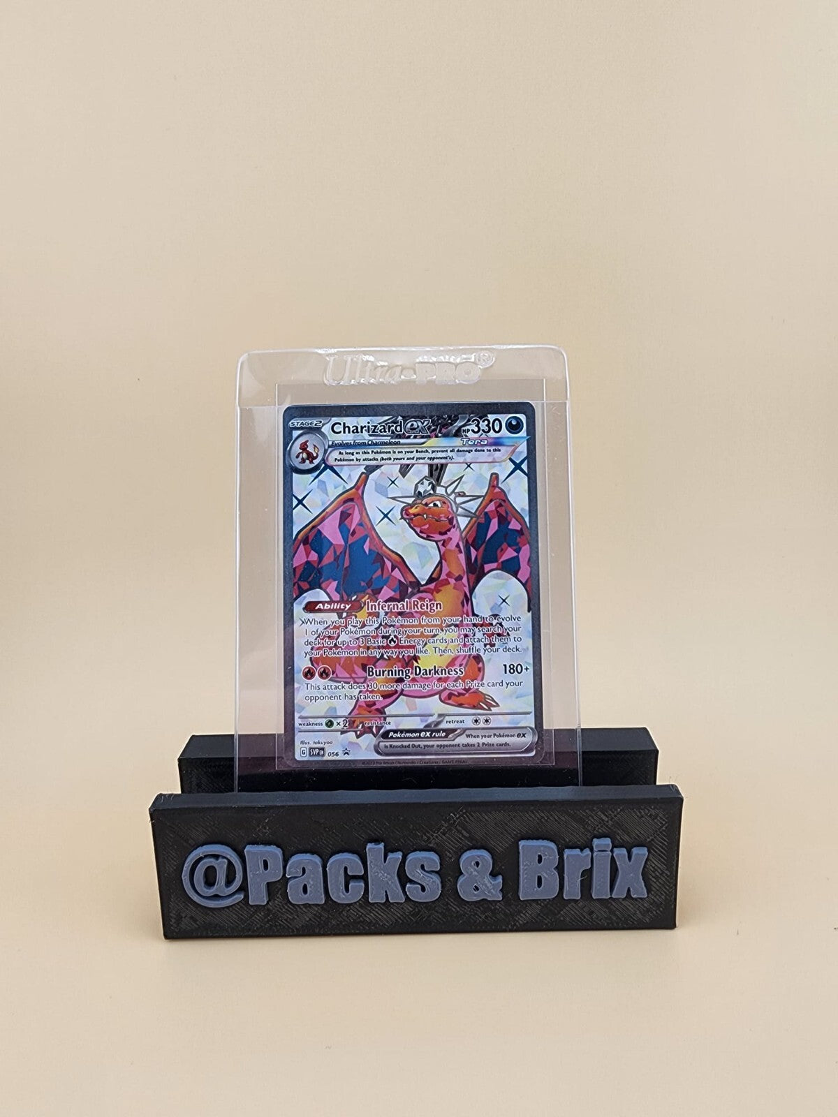 Charizard ex 056 Sv: Scarlet & Violet Promo Cards Holo Near Mint (NM)
