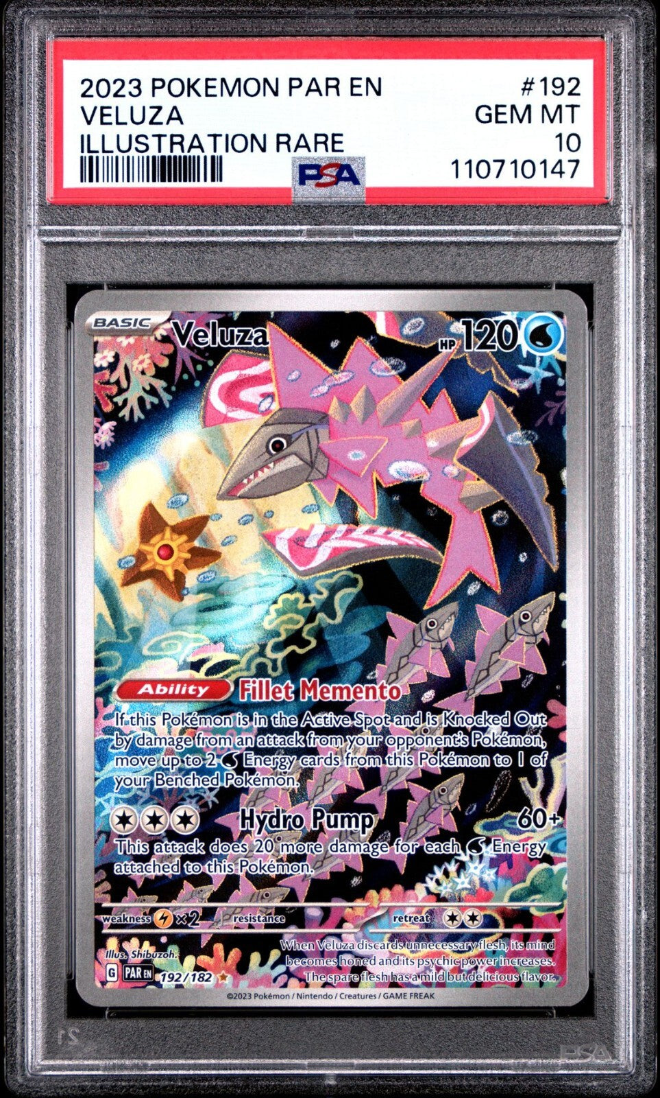 Veluza 192/182 Sv04: Paradox Rift Holo PSA 10
