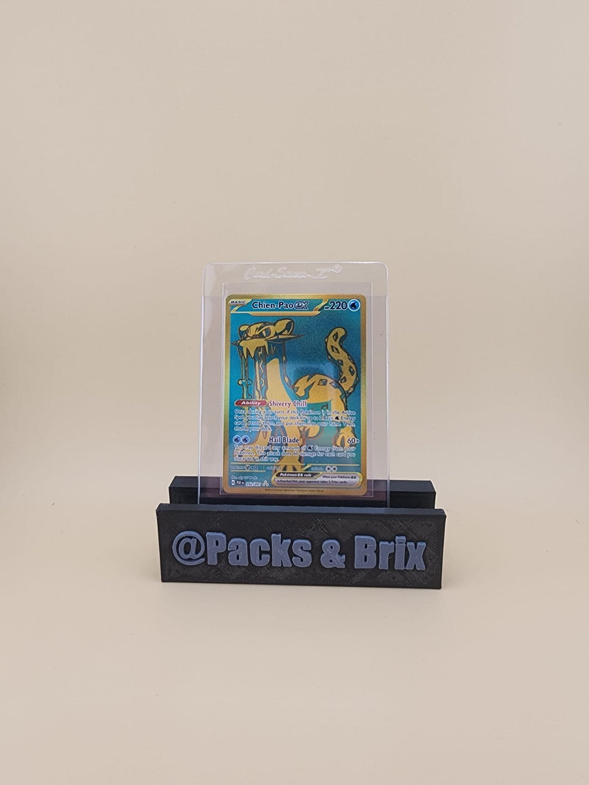 Chien-Pao ex 242/091 Sv: Paldean Fates Holo Near Mint (NM)