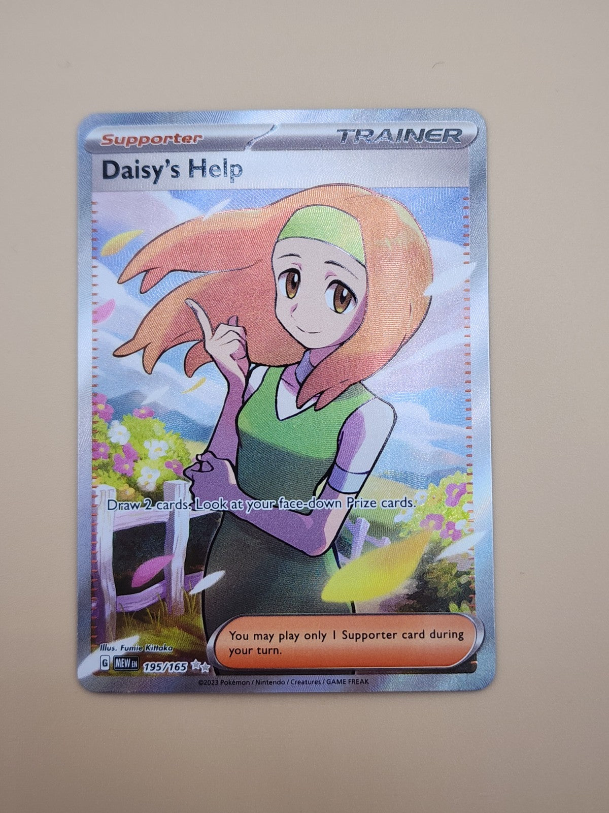 Daisy's Help 195/165 SV: Scarlet & Violet 151 Ultra Rare