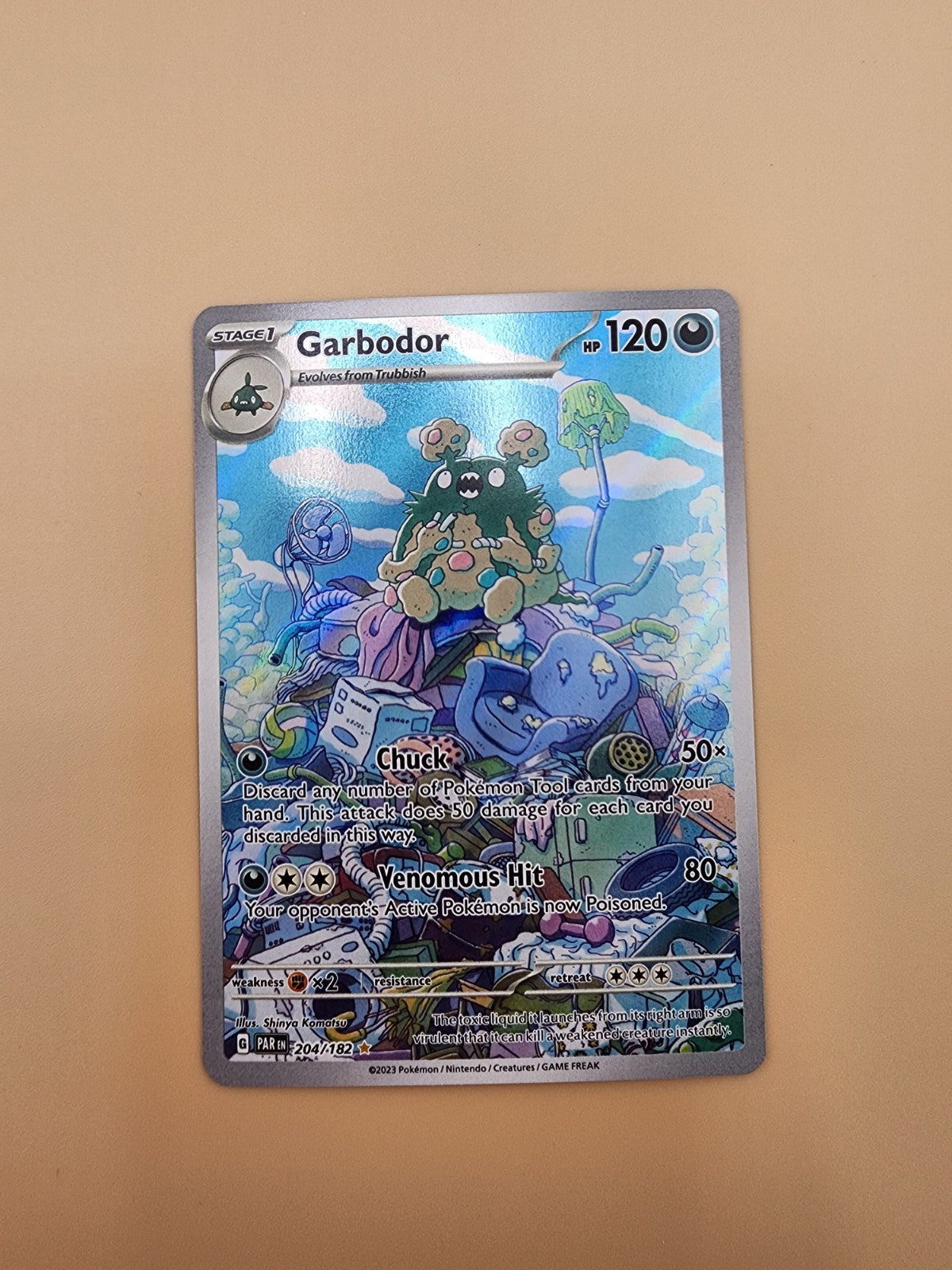 Garbodor 204/182 Sv04: Paradox Rift Holo
