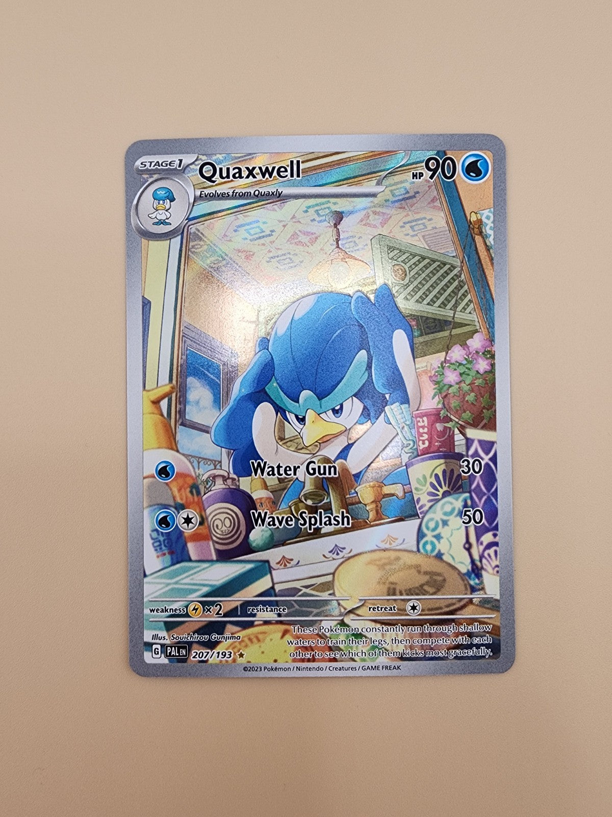 Quaxwell 207/193 Sv02: Paldea Evolved Holo NM