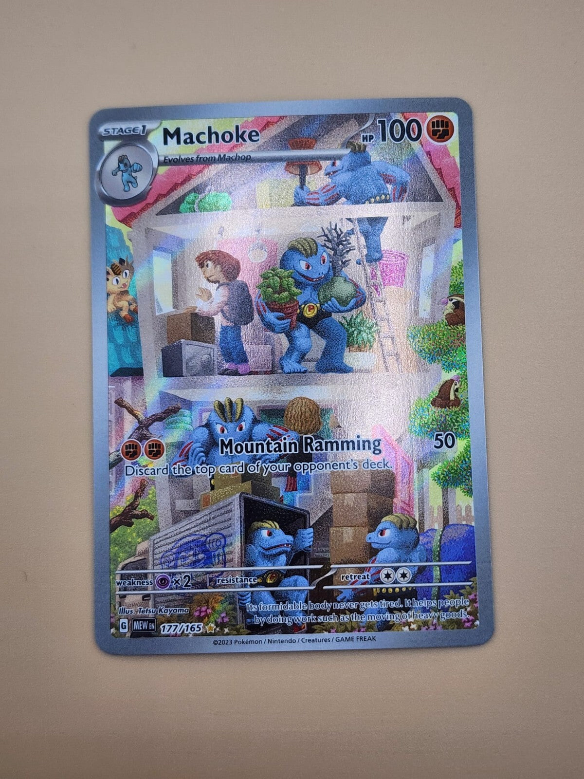 Machoke 177/165 Sv: Scarlet & Violet 151 Holo NM