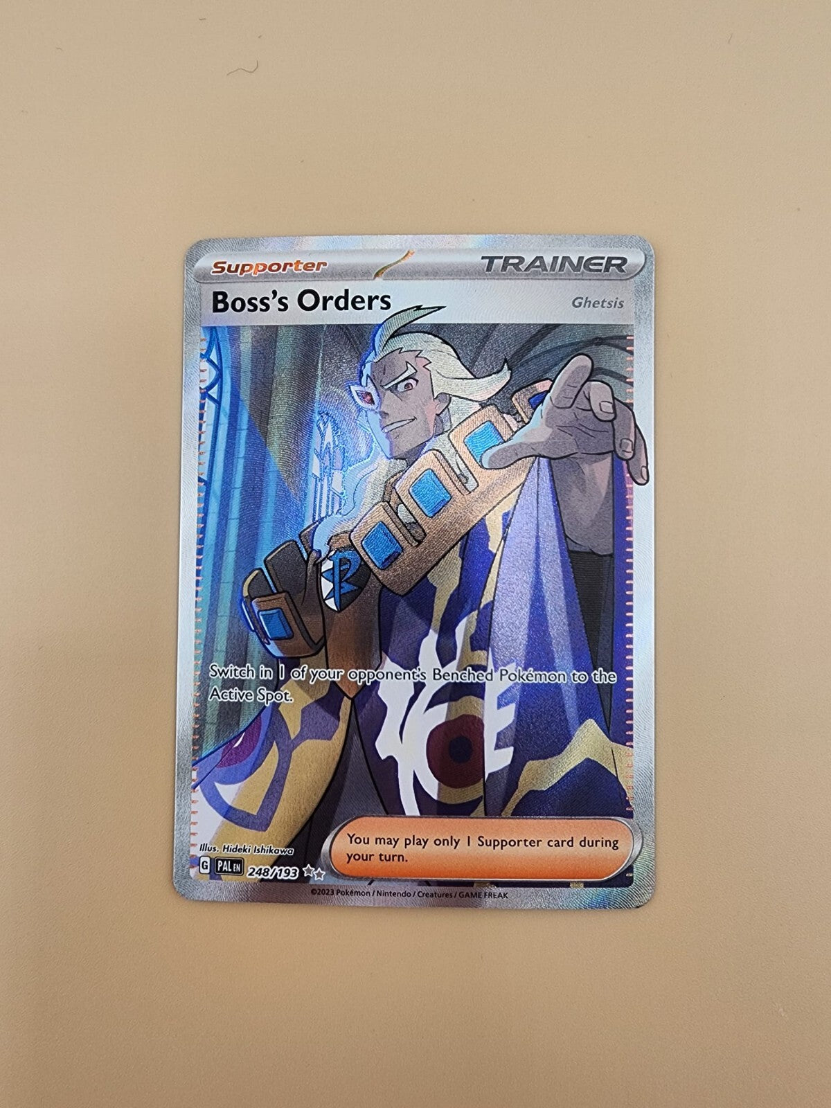 Boss's Orders 248/193 Sv02: Paldea Evolved Holo Near Mint (NM)