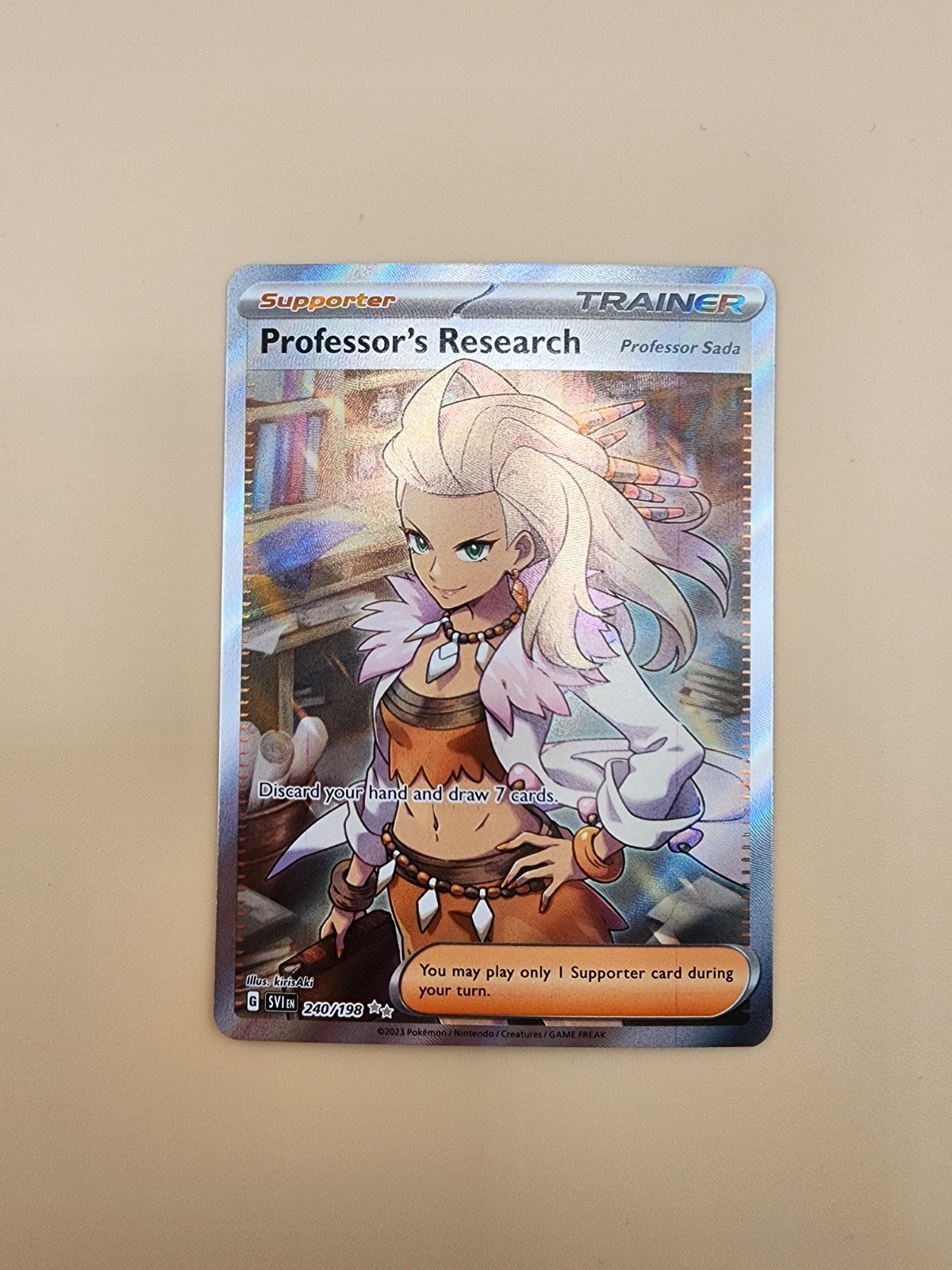 Professor's Research 240/198 Sv01: Scarlet & Violet Base Set Holo