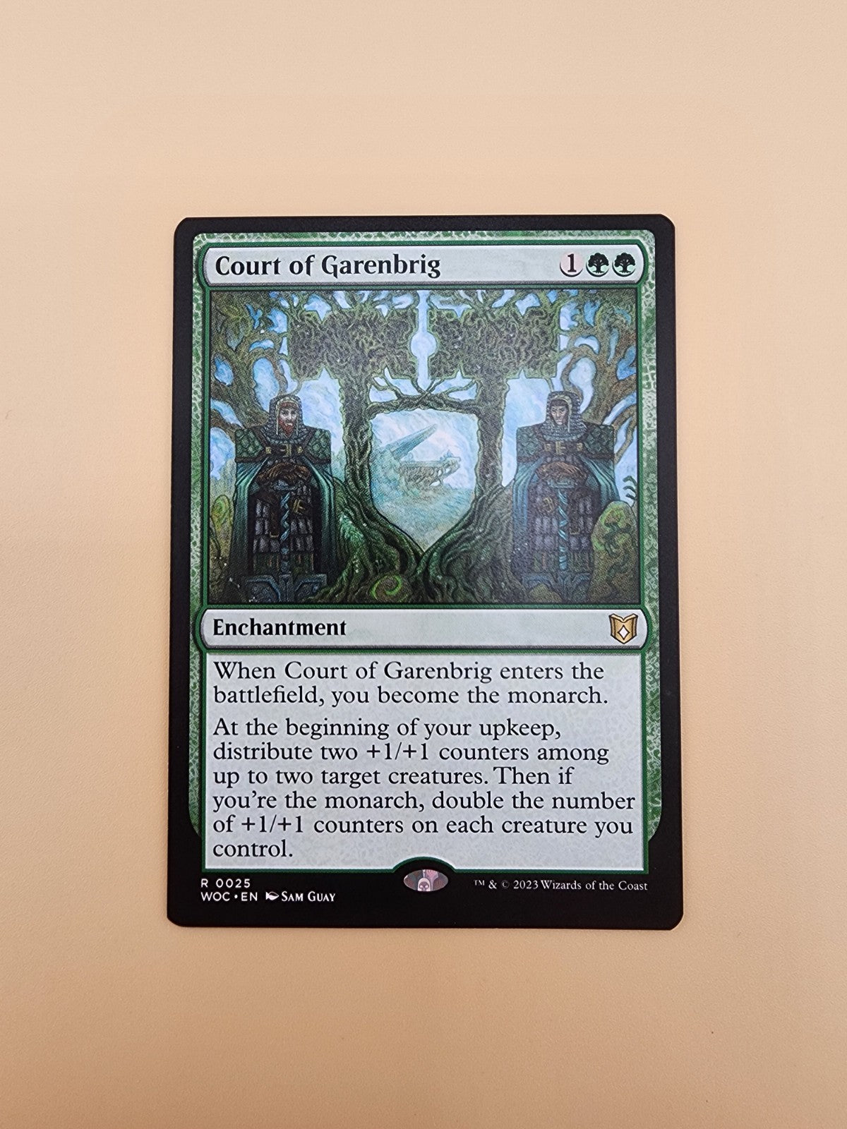 Court of Garenbrig English Commander: Wilds of Eldraine MTG Magic NM