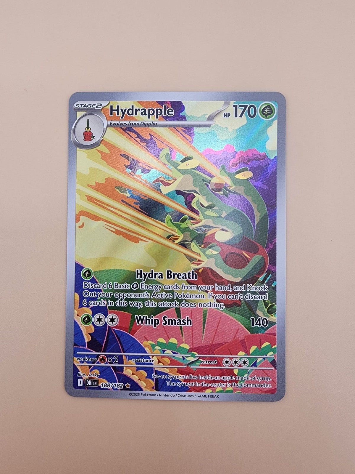 Hydrapple 188/182 Sv10: Destined Rivals Holo Near Mint (NM)