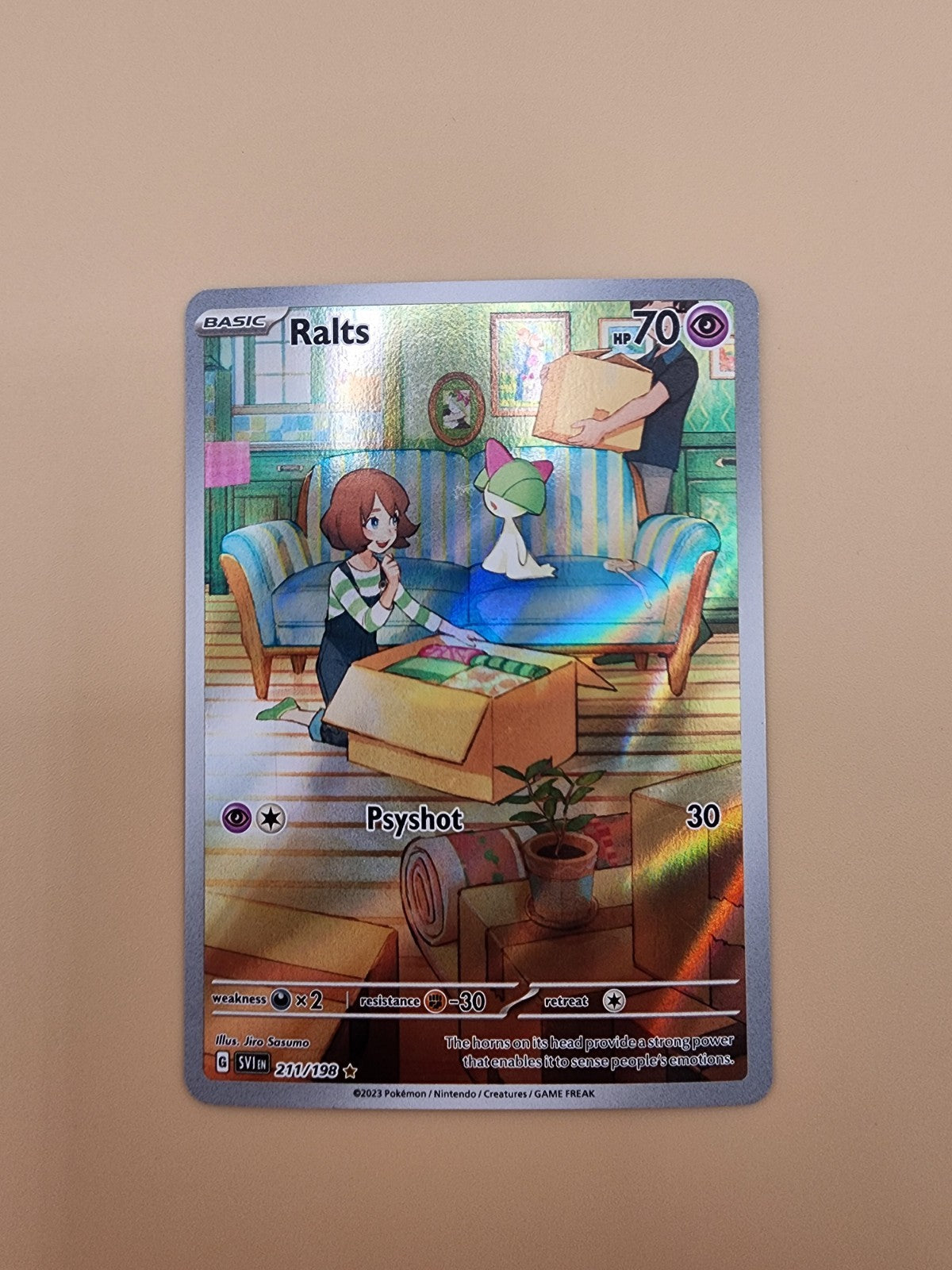 Ralts 211/198 Sv01: Scarlet & Violet Base Set Holo