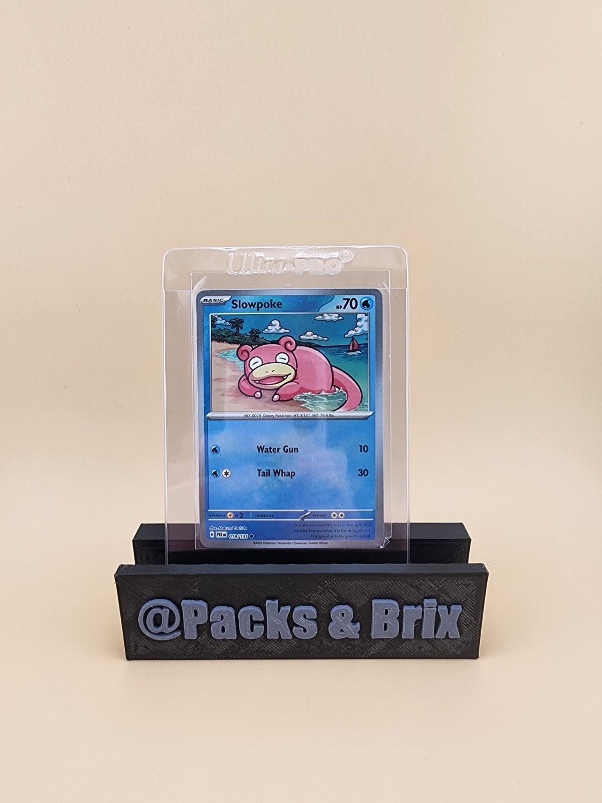Slowpoke (Master Ball Pattern) 018/131 Prismatic Evolutions Holo Near Mint (NM)