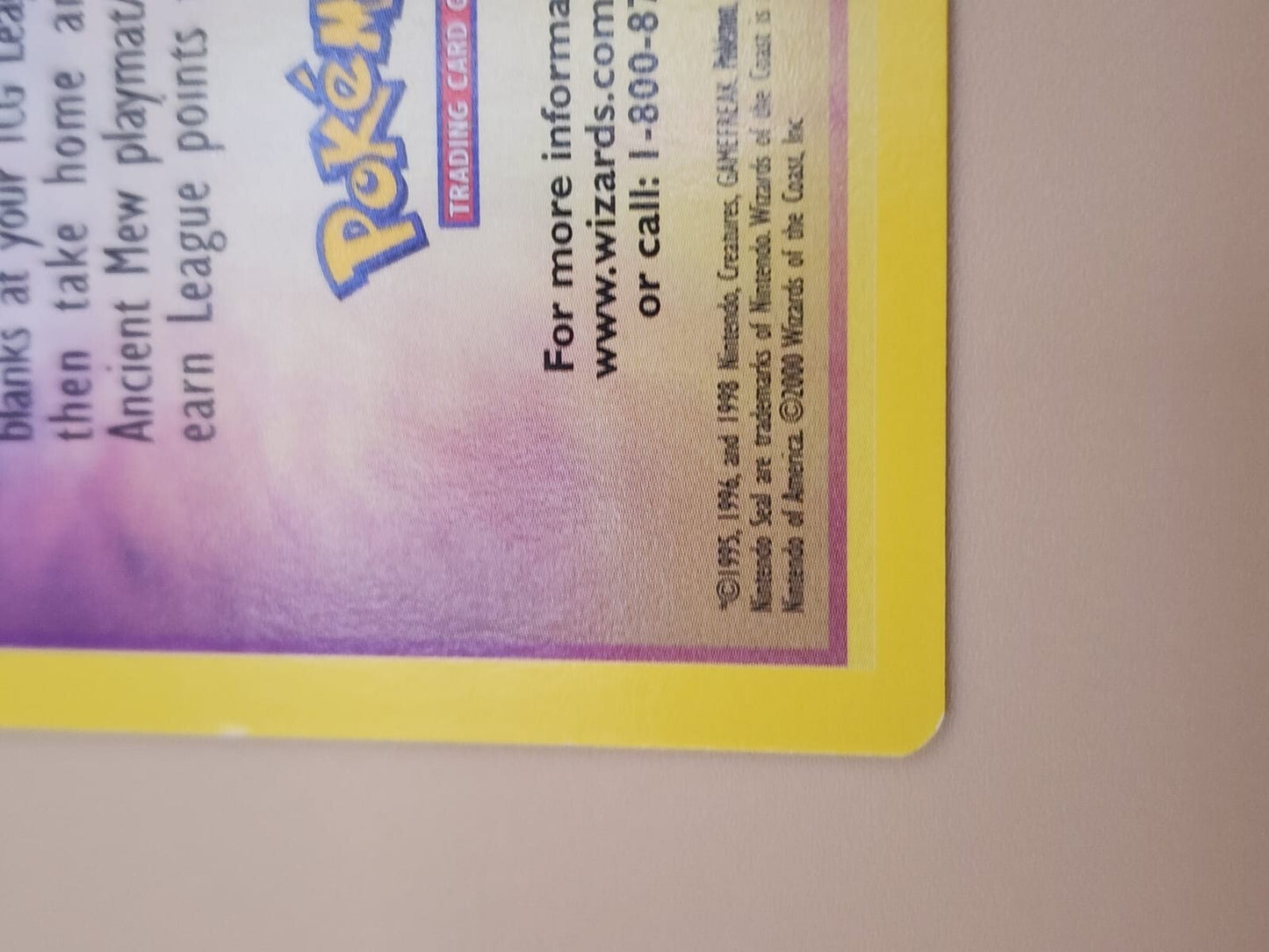 Ancient Mew Details card NM (Near Mint)