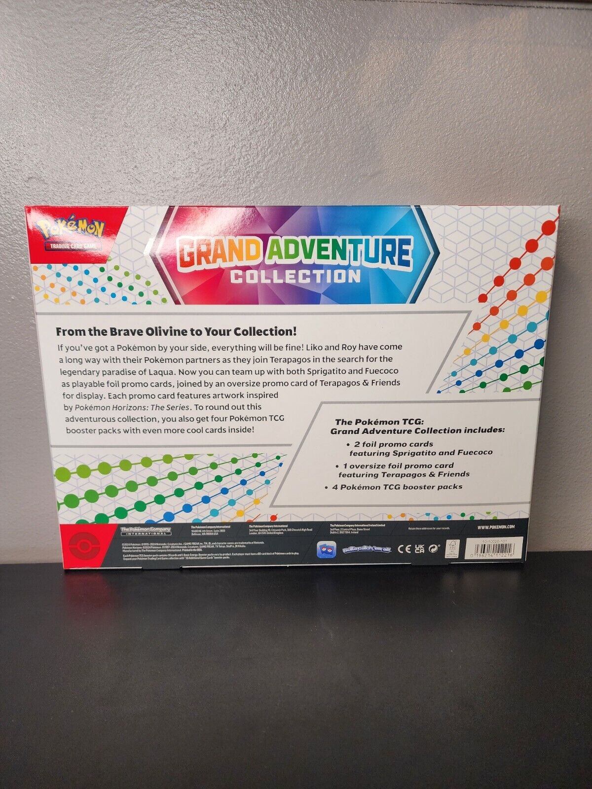 POKEMON GRAND ADVENTURE COLLECTION Sprigatito & Fuecoco Factory Sealed