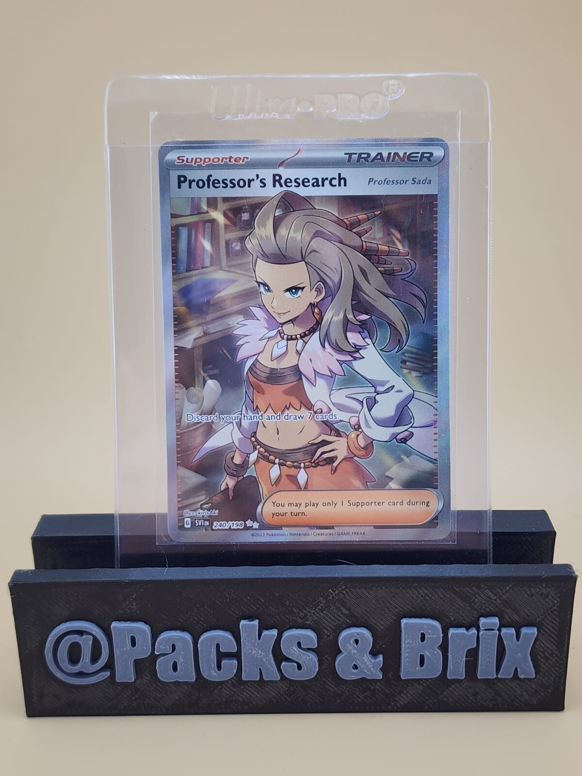 Professor's Research 240/198 Sv01: Scarlet & Violet Base Set Holo NM