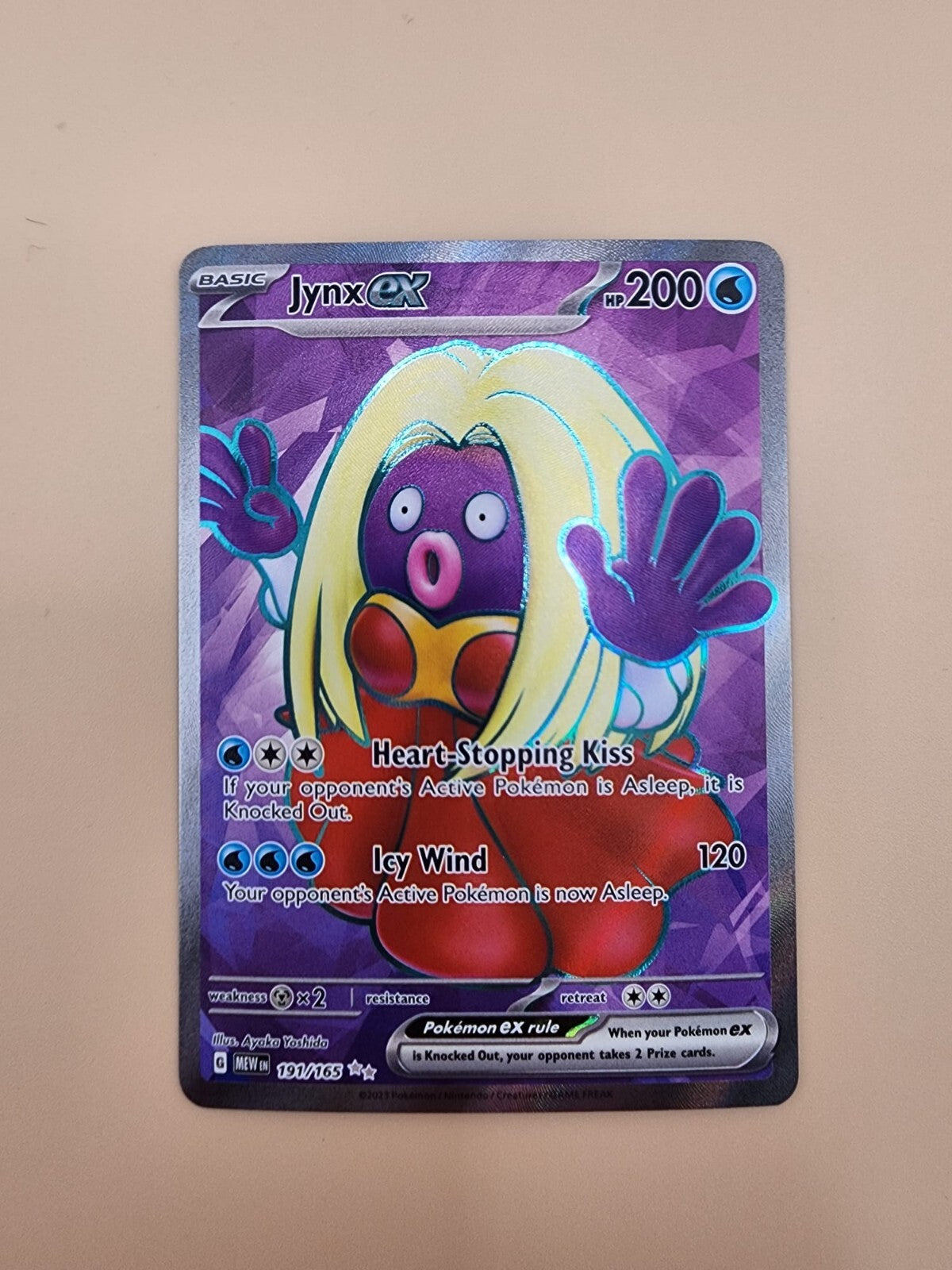 Jynx ex 191/165 Sv: Scarlet & Violet 151 Holo NM