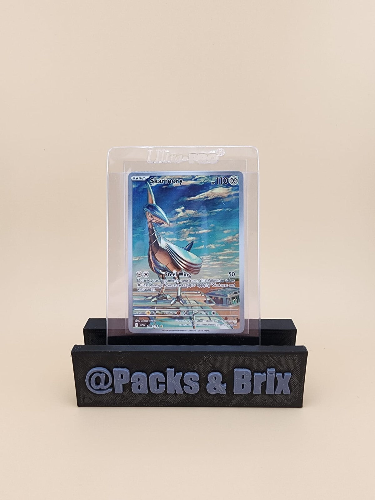 Skarmory 209/191 Sv08: Surging Sparks Holo Near Mint (NM)
