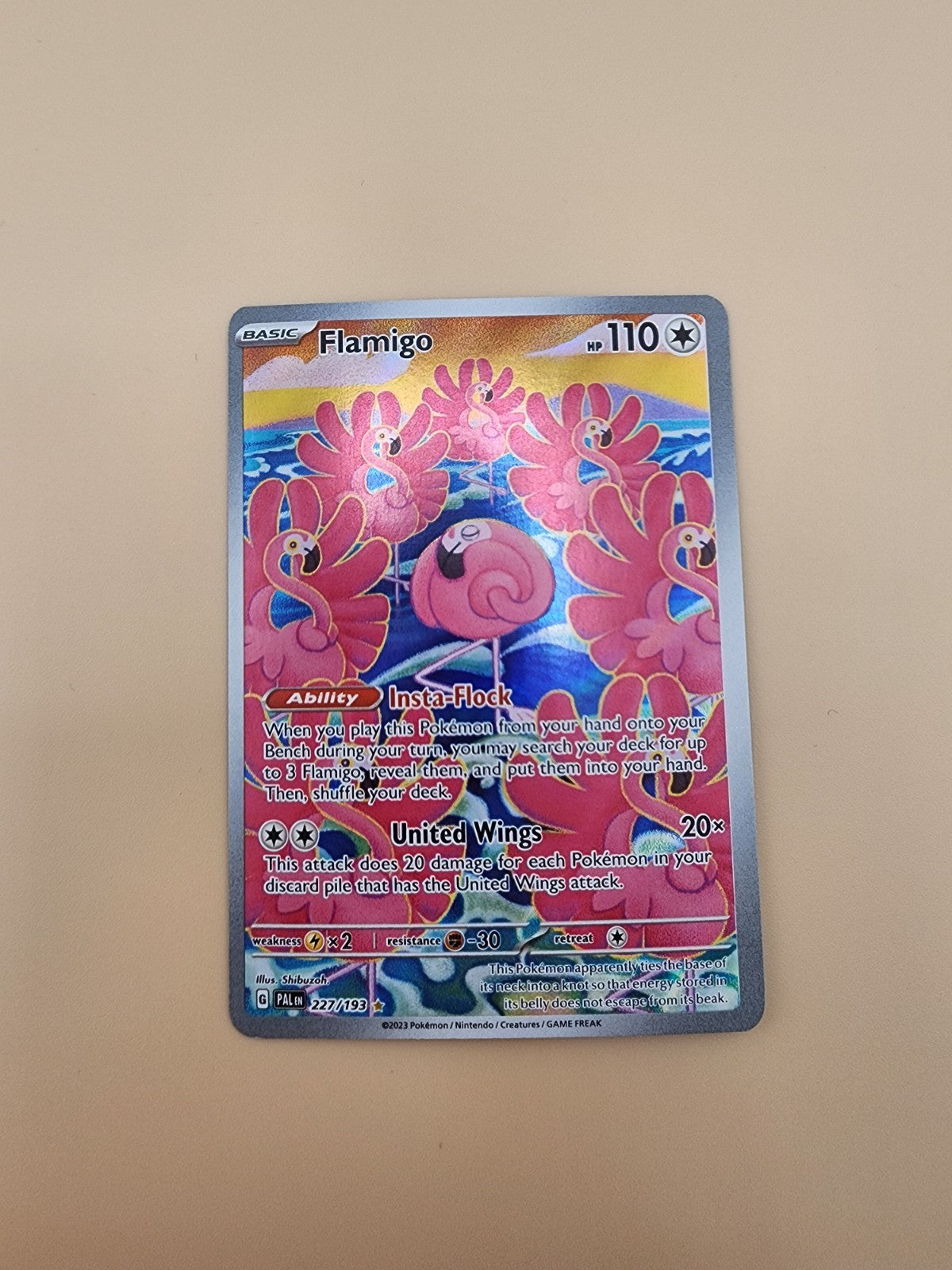 Flamigo 227/193 Sv02: Paldea Evolved Holo LP