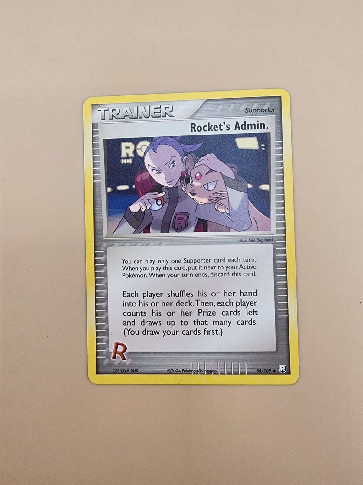 Rocket's Admin. 86/109 Celebrations: Classic Collection Holo Near Mint (NM)