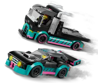 Race Car and Car Carrier 60406