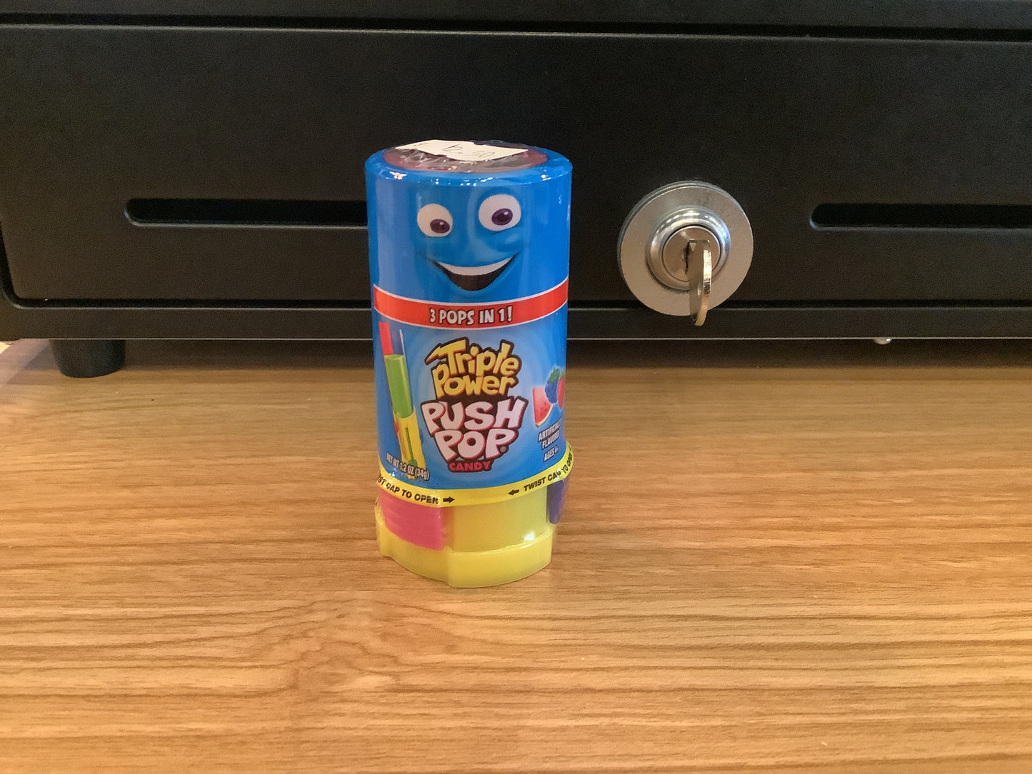 Triple power push pop