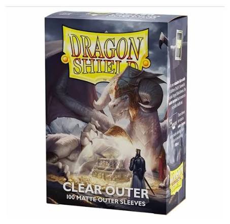 Dragon Shield Clear Outer Sleeves, 100ct Matte