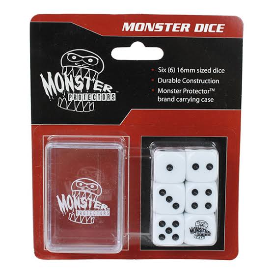 Monster Protectors Monster Dice Set White