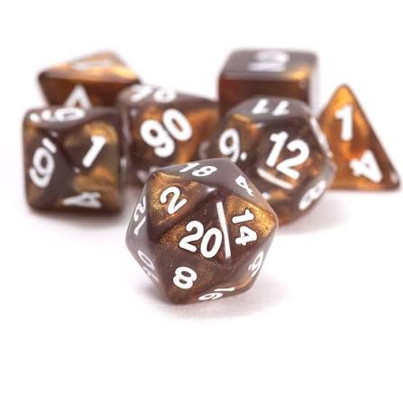 Sirius Dice - Dice Set - Treasure Topaz