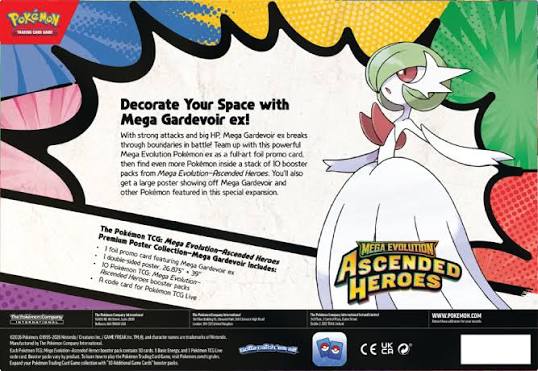 Ascended heroes premium poster collection gardevoir