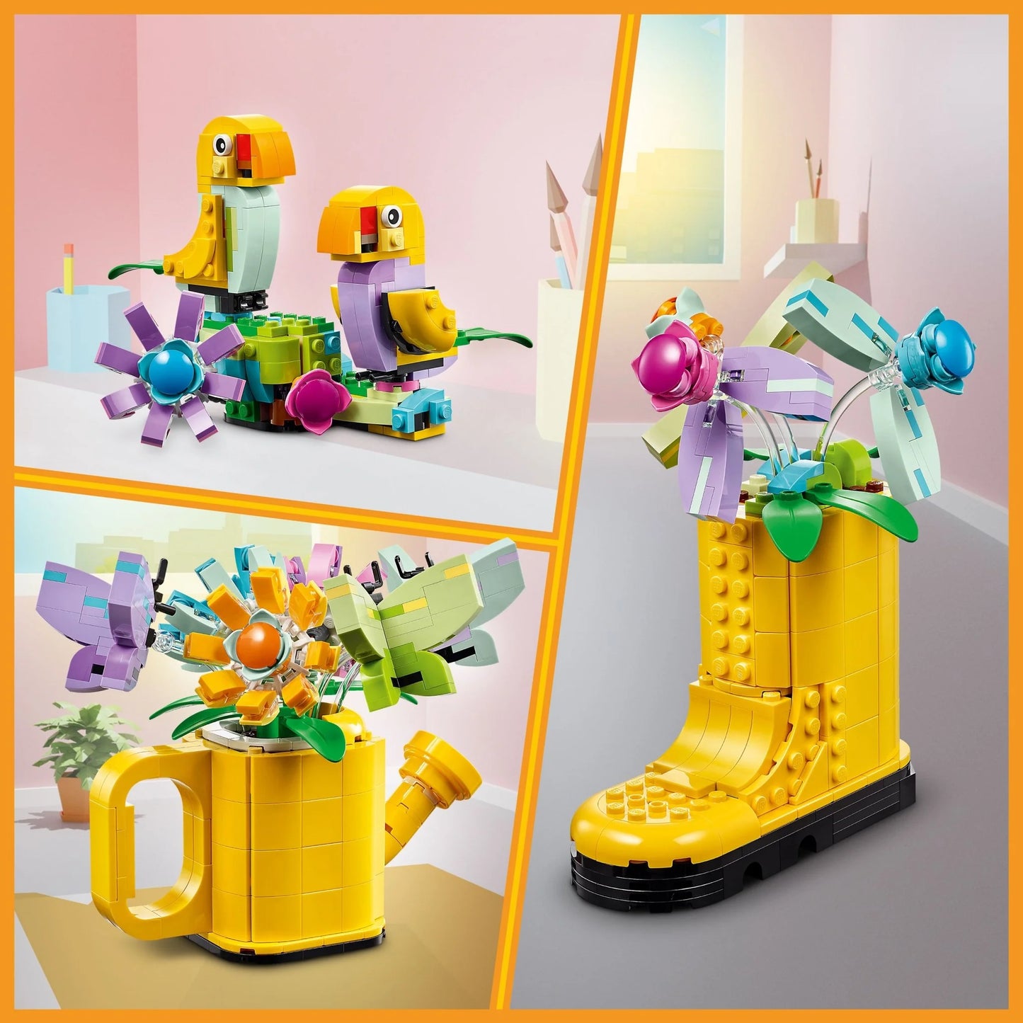 Lego creator flowers watering can 31149