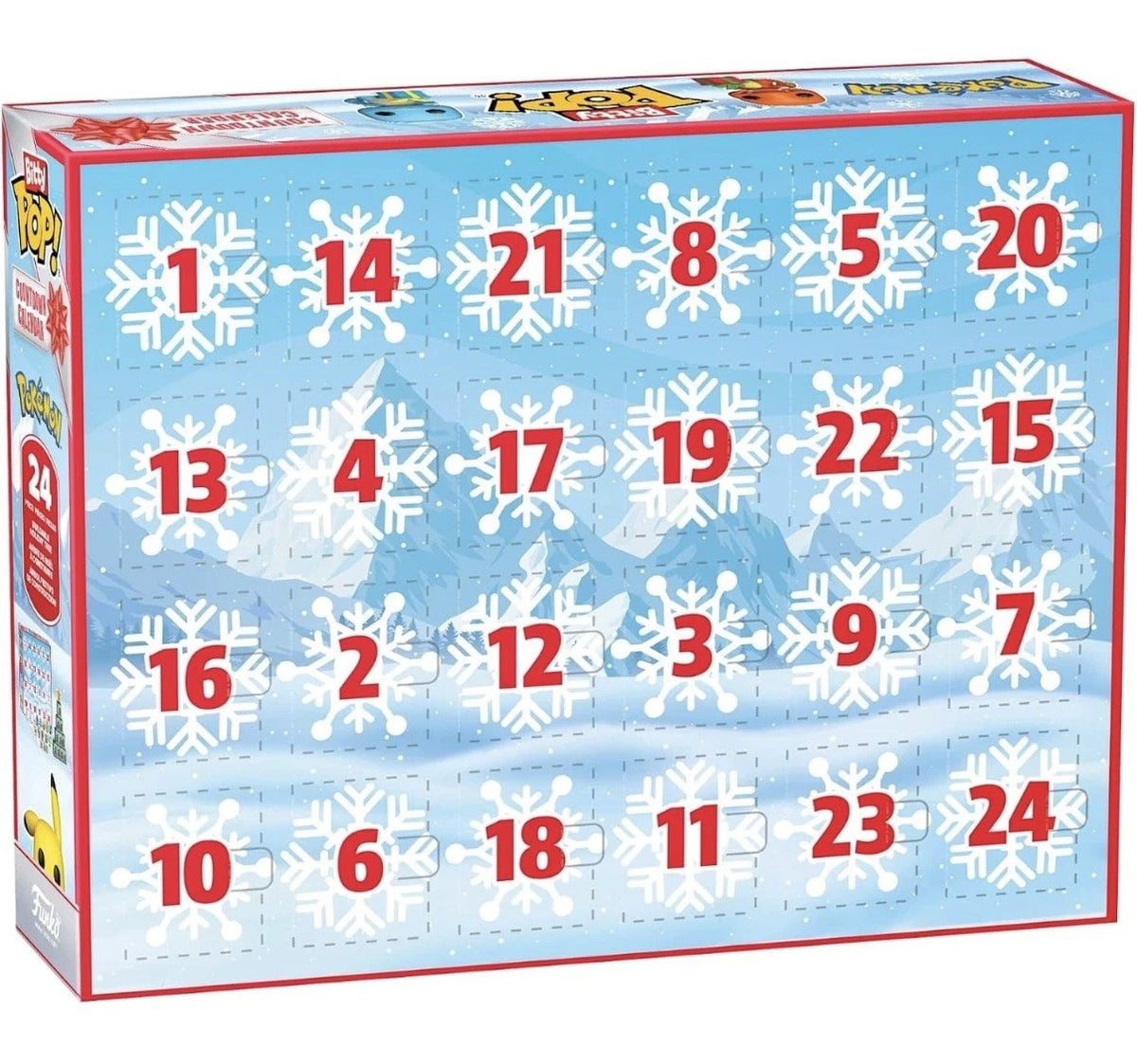 Funko Pop! Bitty Countdown Calendar POKEMON 24 Days 92307