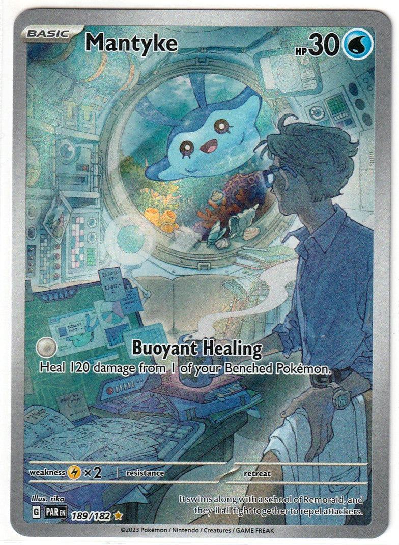 Mantyke 189/182 SV04: Paradox Rift Holo Near Mint (NM)
