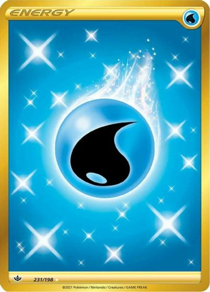 Water Energy (Secret) 231/198 Swsh06: Near Mint (NM)
